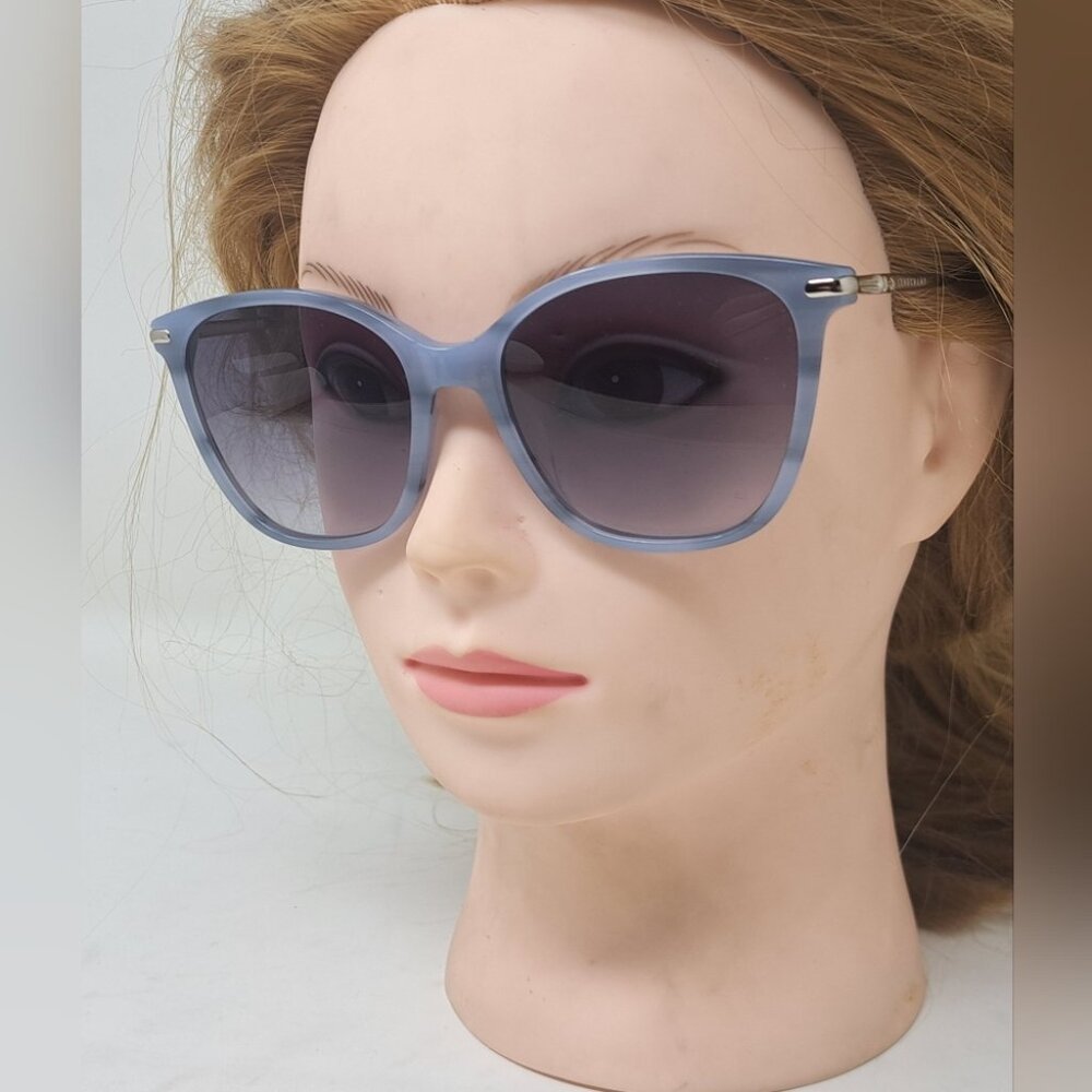 Longchamp Women's Sunglasses Marble Blue Gradient Square LO660S 421 54-17-140